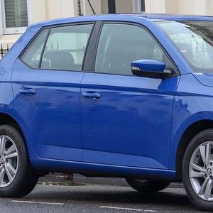 Set di 4 Deflettori Finestrini in Acrilico Fumé per Skoda <span class=keywords><strong>Fabia</strong></span> 1999-2021, Protezione Antipioggia con Nastro Adesivo - Product Image 4