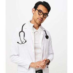 Cuello alto, resistente a las arrugas, impermeable, bata de laboratorio, ropa de hombre de mayor calidad, ropa de verano para hombres, ropa de lujo para hombres - Product Image 5