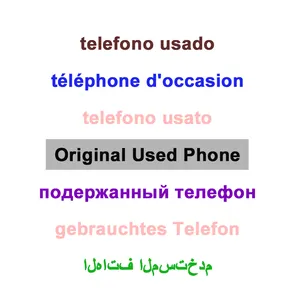 Orijinal kullanılmış cep telefonu/Telefono Nuevo Usado / usato yeni telefon