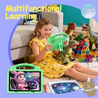 Tablette pour enfants Android 12 de 10,1 pouces, carte SIM, 3 Go + 64 Go, processeur octa-core MTK, batterie 4000 mAh, Wi-Fi, résolution 1280 x 800, USB Type-C