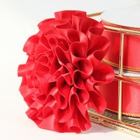 Ruban de satin artificiel en polyester de 8 cm (3 pouces) pour cadeaux et vêtements, 196 couleurs personnalisées en gros