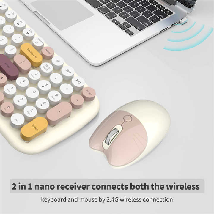 Coteci 84023 Dual-mode Wireless Keyboard + Mouse Set 6 Coteci 84023 Wireless Keyboard & Mouse Price in Bangladesh 2025