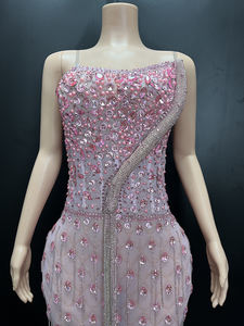 Abito da Sera Elegante Novance Y2848-C con Strass per Compleanno, <span class=keywords><strong>Abbigliamento</strong></span> <span class=keywords><strong>Sexy</strong></span> da <span class=keywords><strong>Donna</strong></span> per Club, Vendita all'Ingrosso di Fabbrica - Product Image 2