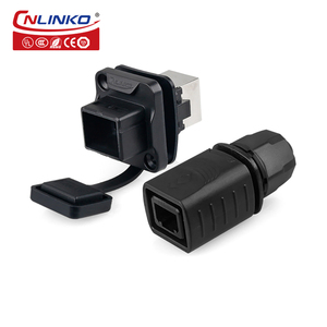 Cnlinko RJ45 kết nối không thấm nước, cat5e SFTP LAN Cáp RJ45 cổng mèo 5 6 LAN <span class=keywords><strong>Ethernet</strong></span> kết nối - Product Image 1