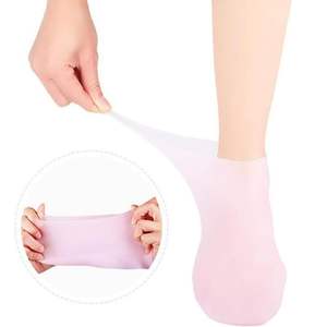 Masque hydratant pour les pieds Chaussettes exfoliantes en silicone Chaussettes de protection pour la plage Masque exfoliant en silicone - Product Image 4