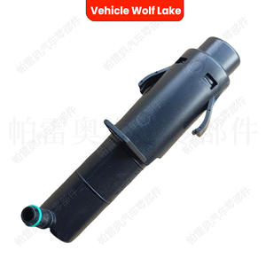 หัวฉีดน้ำล้างไฟหน้ารถยนต์ Wolf Lake สำหรับรถ Volkswagen Jetta ปี 2012 ด้านซ้ายขวา รุ่น 16D955101 16D955102 วัสดุ ABS แบบกลไก - Product Image 4