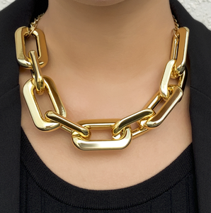 Collier ras du cou tendance pour femmes, chaînes au cou, style punk, déclaration gothique, couleur argent et or africaine, accessoires bohèmes, cadeau de fête - Product Image 2