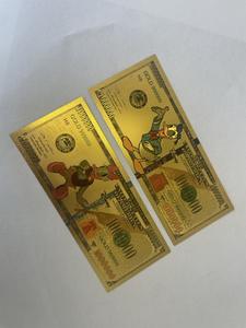 Famosa animación de dibujos animados, 10 millones de billetes, lámina de oro de plástico, novedades y recuerdos de fiesta coleccionables, regalos de Halloween - Product Image 4