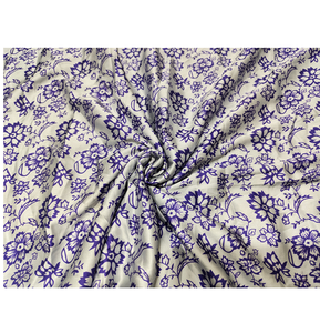 Tissu satiné 100% polyester imprimé multicolore, tissu lisse, doux et brillant pour la couture DIY, artisanat, décoration de robes de mariée, utilisation pour les filles - Product Image 1