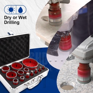 SHDIATOOL Kit de forets diamantés 6/8/10/12/16/20/25/30/35/45/55/68/100MM <span class=keywords><strong>pour</strong></span> carrelage, mastication, granit et marbre - Product Image 6