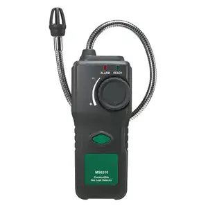 Analisador de gás ms6310, visor lcd, detector de vazamento, combustível, flammável, natural, testador 0 ~ 999900 cmm