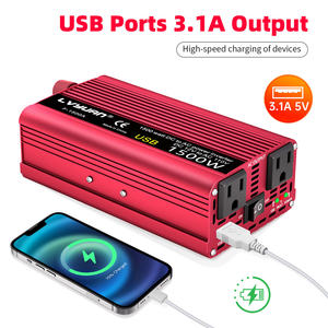 <span class=keywords><strong>LVYUAN</strong></span> Usine 500w 1500w Home 12V/24V 110 220V Inversor De Corriente 12v 110v DC to AC Car <span class=keywords><strong>Power</strong></span> <span class=keywords><strong>Inverter</strong></span> - Product Image 5