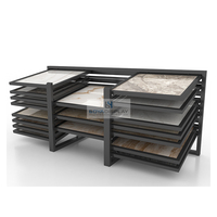 Support d'exposition coulissant pour parquet en bois moderne, personnalisé en usine, pour carrelage en céramique, comptoir en marbre