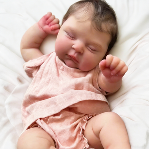 20 Zoll lebensechte, niedliche, weiche Prinzessinnen-Reborn-Babypuppen, Ganzkörper-Mode-Set, Kleinkind-Neugeborenenpuppen für kleine Mädchen - Product Image 4