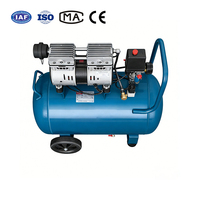 Compresseur d'air portable sans huile 8L, pompe à air 220V, mini compresseur d'air pour la maison, le garage, le gonflage des pneus, la peinture au pistolet