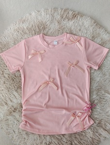 Top con Fiocco per Donne, Abbigliamento Femminile Aderente, Camicetta alla Moda a Maniche Corte - Product Image 6