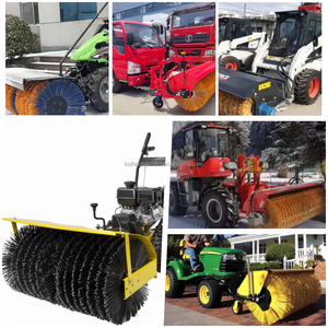 Công Nghiệp 162*610Mm Snowplow Phụ Kiện Quét Bàn Chải Nhựa Thép Làm Sạch Snowbrush Lưỡi Cho Đường Trượt Bàn Chải Công Nghiệp - Product Image 5