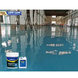수성 오일 창고 에폭시 바닥 페인트 바닥 페인트 마모 저항 산업 시멘트 액체 투명 에폭시 페인트 바닥