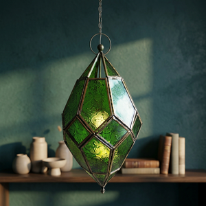 Farol Colgante de Hierro y Vidrio Hecho a Mano, Ecológico, Estilo Marroquí, para Decoración Navideña del Hogar y Jardín, Personalizable, Superventas - Product Image 3