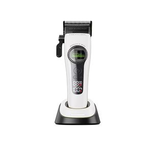 Tagliacapelli Professionale con Motore a Rotore Esterno, Display LCD, Impostazioni di Lunghezza Regolabili, Acciaio Inossidabile - Product Image 1