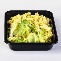 couleur avion four ovable bandeja CPET thermoforme plateau en plastique CPET récipient alimentaire CPET avec film d'étanchéité