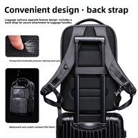 TANGCOOL Sac à dos pour homme, sac pour ordinateur portable, grande capacité, sac à dos de voyage multifonctionnel avec design de couleur contrastée