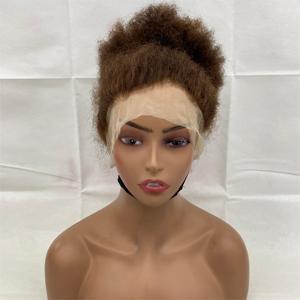 360 cierre rizado pelucas de encaje completo 100% cabello humano virgen Remy cabello corto transparente Yaki rizado recto <span class=keywords><strong>Vietnam</strong></span> origen - Product Image 1