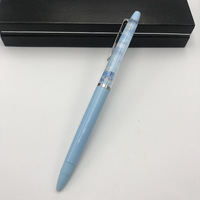 Flotteur en plastique ABS 2d PVC personnalisable Stylo à bille liquide flottant Aqua Logo de la marque de l'usine Stylo pour cadeaux promotionnels