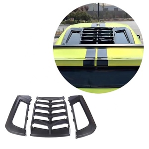 High Quality ABS Combined Type Car Rear <b>Window</b> Louvers <b>Cover</b> for 2015-2021 Black Exterior Part - Product Image 1