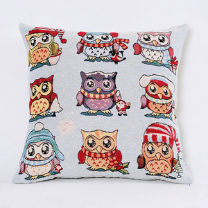 Современная квадратная наволочка для офисного кресла и дивана, новая серия с вышивкой совы, наволочка с волосами для домашнего использования - Product Image 3