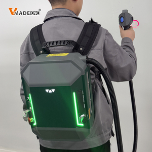 Máquina de <span class=keywords><strong>Limpieza</strong></span> <span class=keywords><strong>Láser</strong></span> Portátil de 50W 120W con Mochila para <span class=keywords><strong>Limpieza</strong></span> de Superficies Metálicas de Aluminio, <span class=keywords><strong>Precio</strong></span> al por Mayor - Product Image 3