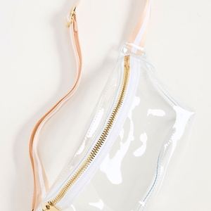 กระเป๋าคาดเอวใสแบบมีซิป น้ำหนักเบา ผลิตจาก PVC ได้รับการรับรองจากสนามกีฬา เหมาะสำหรับงานอีเว้นท์ กีฬา คอนเสิร์ต  สำหรับทุกเพศ - Product Image 4