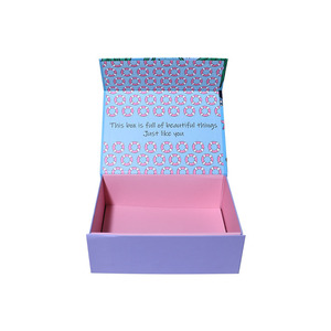 Custom Hot Luxury Magnetic Gift Box Packaging Ribbon Handle Folding Magnetic Closure Gift Boxes - Product Image 3