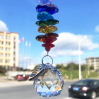 Regalos Conmemorativos para Mascotas, Regalo de Recuerdo para la Pérdida de un Perro, Atrapasoles Arcoíris, Cristales, Prismas, Decoración Colgante para Jardín