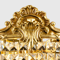 Lustre Rococo doré en laiton, lampe suspendue pour salle à manger, plafonnier en cuivre, éclairage de bibliothèque