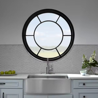 Fenêtres à persiennes verticales modernes en aluminium, résistantes aux impacts et aux ouragans, avec double vitrage en fibre de verre – Vente chaude
