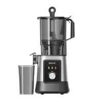Extracteur de jus à froid HGM en acier inoxydable avec grande goulotte d'alimentation pour fruits et légumes entiers – Fabrication OEM