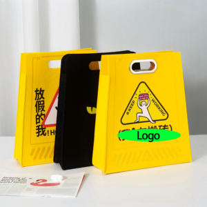 Nuova Borsa Creativa con Segnale di Attenzione, Borsa da Trasporto con Segnaletica di Sicurezza, Borsa da <span class=keywords><strong>Donna</strong></span> per Feste e Vacanze, Forma Personalizzabile - Product Image 1