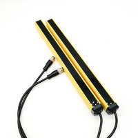 Capteur photoélectrique de sécurité économique SAKADY, rideau lumineux infrarouge, protection 12-24V DC, réinitialisation automatique des doigts pour porte d'ascenseur