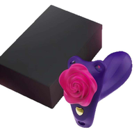 App-gesteuerte Vibrierende Unterwäsche Tragbarer Klitoris-Stimulator für Frauen Silikon G-Punkt Analdildo Rosen-Vibrator Erotikspielzeug für Erwachsene