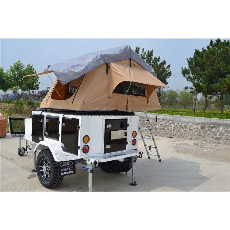 ร้อนขายครอบครัวขนาดใหญ่Living Space Rv Off-Road Caravan Trailer Travel