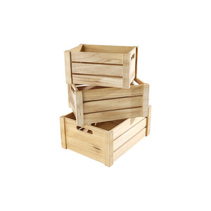 Cajas de Almacenamiento Rectangulares de Madera Longneng, Apilables, para Almacenamiento Decorativo, Origen: Condado de Caoxian - Product Image 2