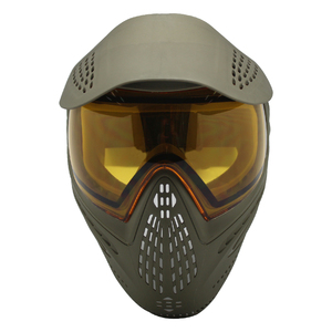 Masker Paintball Warna Hitam atau Hijau dengan Kekuatan Tinggi, Lensa Termal Anti-kabut dan Visor - Product Image 2
