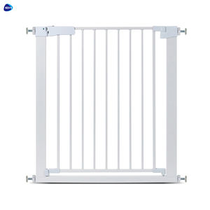 Barrière de sécurité pour bébé noir blanc Installation facile Barrière d'<span class=keywords><strong>escalier</strong></span> pour bébé en métal durable. Barrière de sécurité portable pour bébé de haute qualité - Product Image 6
