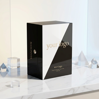 Boîte d'emballage personnalisée moderne pour produits de beauté médicaux, boîte rigide en papier OEM, matériaux recyclés pour ampoules, sérum, ensemble de soins de la peau, coffret cadeau cosmétique