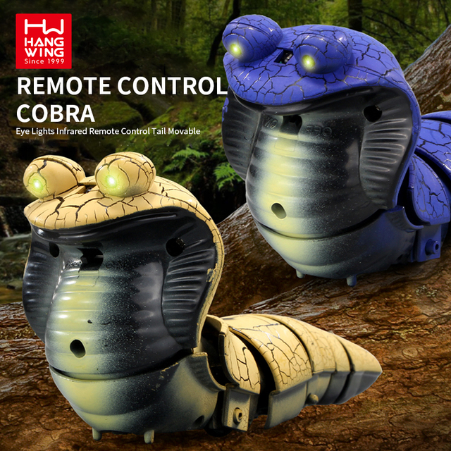 Radio Control Animal Toys with Lights Infrared Q Cobra Insect Plastic Remote Rc Funny Infrared Tier Snake Pet Toys