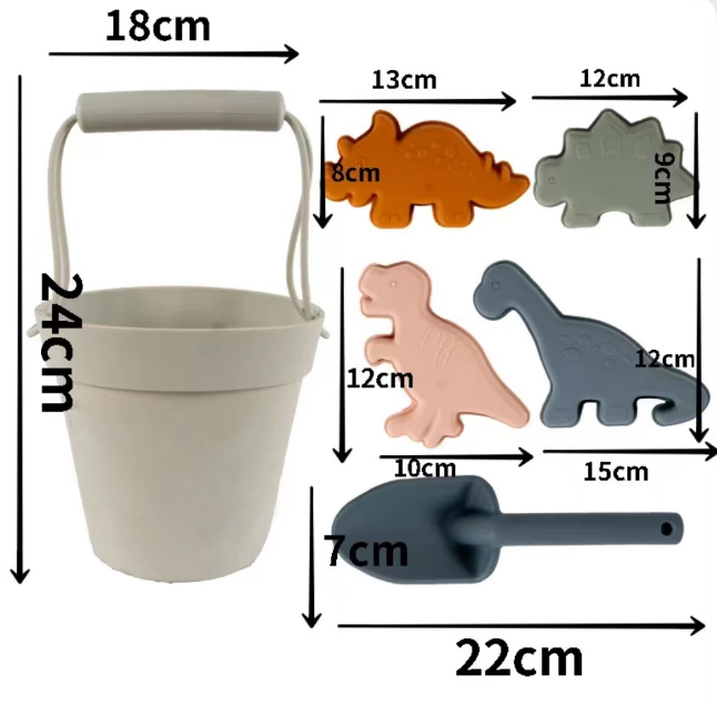 ไดโนเสาร์6ชิ้นชุด
