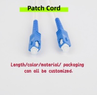 SMICHO Precio de Fábrica Cable de Conexión de Fibra Óptica MPO Simplex FTTH para Red Inalámbrica LAN, Centro de Datos, Wi-Fi, 1 x 2 Puertos, 1 Año