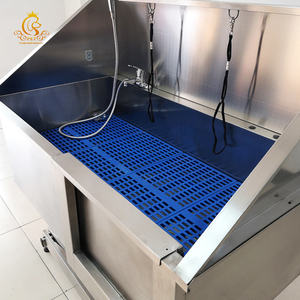 EUR PET Salon Shop Baignoire de toilettage portable en acier inoxydable pour animaux de compagnie, lavabo de bain pour chiens - Product Image 2