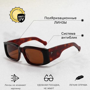 Gafas de Sol Unisex de Acetato Polarizado TAC con Montura Gruesa de Alta Calidad, Logotipo <span class=keywords><strong>3D</strong></span> Personalizado Cuadrado, Estilo Vintage de Lujo Premium, Protección UV - Product Image 4